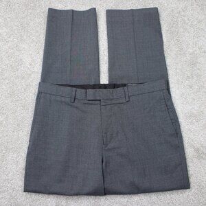 Banana Republic Pants Mens 35x32 Gray Marzotto Wool Italian Fabric Poly Lined